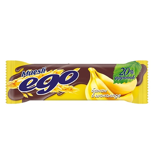 EGO Батончики мюсли Банан в шоколаде toofruit крем для лица детский питательный банан инжир