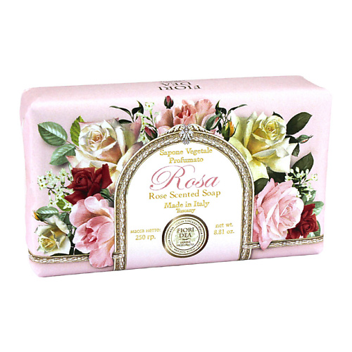 FIORI DEA Мыло кусковое Роза Fiori Dea Rosa Scented Soap oro rosa
