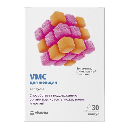 VITATEKA Витаминно-минеральный комплекс VMC для женщин vitateka масло миндальное косметическое с витаминно антиоксидантным комплексом 30