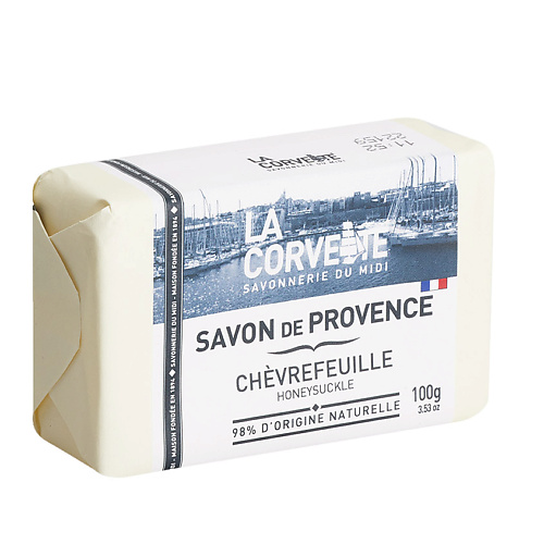 LA CORVETTE Мыло туалетное прованское для тела Жимолость Savon de Provence Honeysuckle