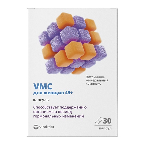 VITATEKA Витаминно-минеральный комплекс VMC для женщин 45+ vitateka лен белый семена женская красота