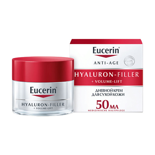 EUCERIN Крем для дневного ухода за сухой кожей Hyaluron-Filler + Volume-Lift SPF 15 innovator cosmetics состав для ламинирования ресниц и бровей volume lift 3 8 мл