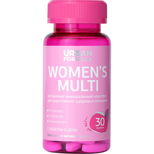 URBAN FORMULA Комплекс для женщин от А до цинка «Women's Multi» urban formula витамин д3 2000 ме d3 extra 2000 ui