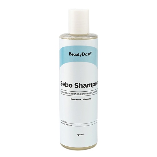 цена Шампунь для волос BEAUTYDOSE Шампунь глубоко очищающий себорегулирующий против перхоти Sebo Shampoo