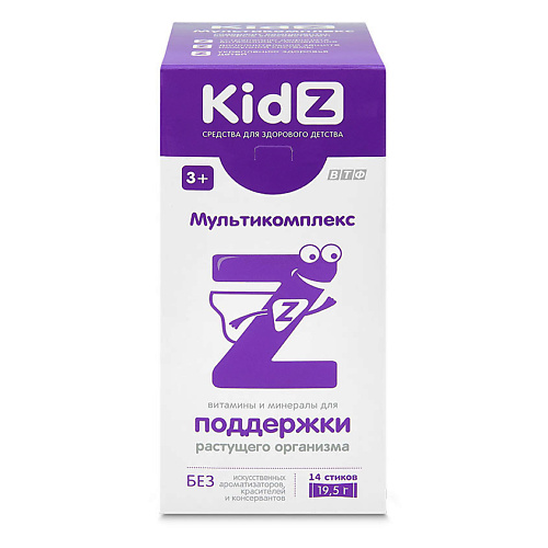 KIDZ Мультикомплекс желейный батончик для детей kidz жидкий кальций сироп для детей