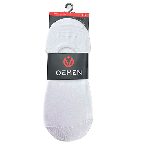 OEMEN Подследники хлопковые мужские НД002-3 белые e mi носки коллагеновые белые e mi spa 1 пара
