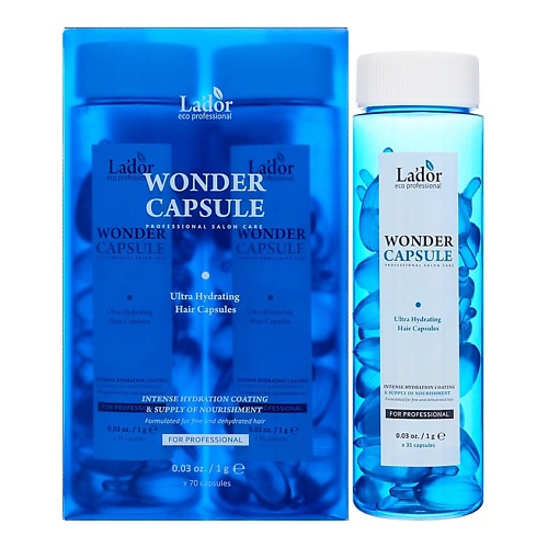 LADOR Масло для волос увлажняющее Wonder Capsule wonder lab детский шампунь для волос ягодная вечеринка экологичный 1080