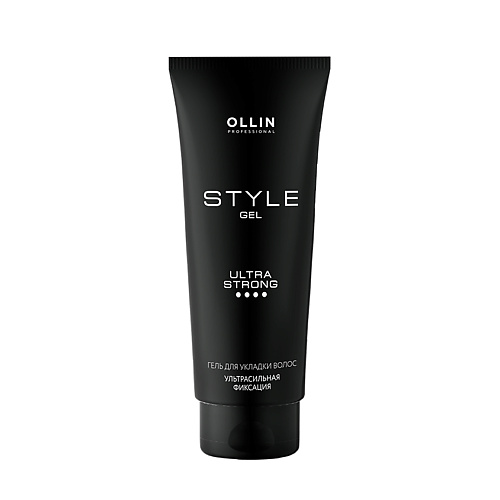 OLLIN PROFESSIONAL Гель для укладки волос ультрасильной фиксации OLLIN STYLE спрей для быстрой укладки style instant blowout
