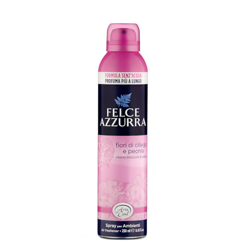 Освежитель воздуха FELCE AZZURRA Освежитель воздуха - спрей Цветы вишни и пиона освежитель воздуха felce azzurra лаванда и ирис 250 мл