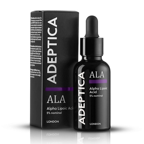 ADEPTICA Обогащающий концентрат для лица «Альфа-липоевая кислота, 5% nominal» Enriching Concentrate Alpha Lipoic Acid 5% nominal дневной защитный крем для лица alpha beta
