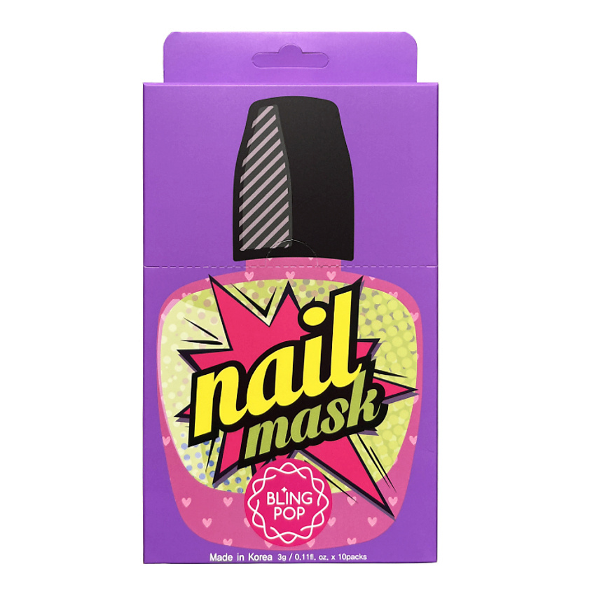 BLING POP Маска для ногтей с маслом ши Nail Pack Вид№2