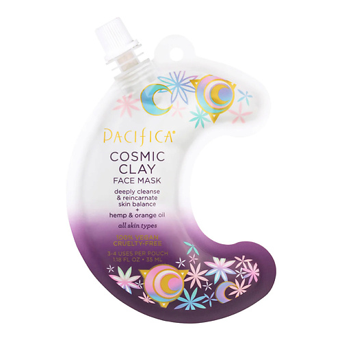 PACIFICA Маска для лица очищающая Cosmic Clay Face Mask skinphoria очищающая глиняная маска сlean up clay mask 50