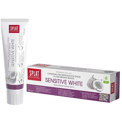 SPLAT Зубная паста Professional «Sensitive White» dentaglanz зубная паста d12 brilliant white toothpaste