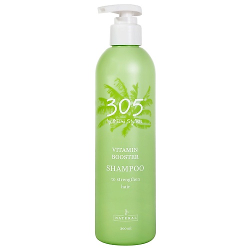 305 BY MIAMI STYLISTS Шампунь для укрепления ослабленных волос Vitamin Booster agua miami beach