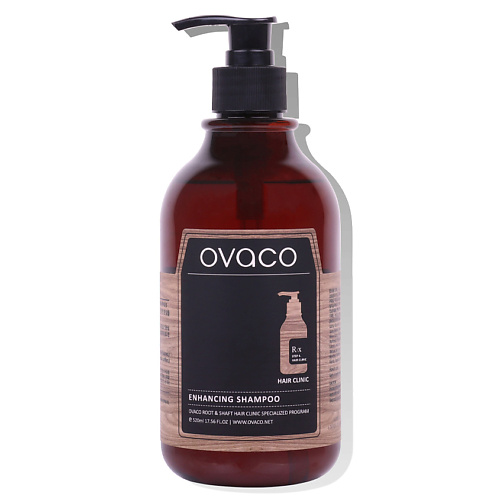 фото Ovaco шампунь для волос укрепляющий root & shaft enhancing shampoo