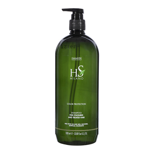 DIKSON Шампунь для окрашенных и химически обработанных волос Shampoo Color Protection HS MILANO dikson сыворотка для ослабленных и химически обработанных волос с протеинами риса и сои