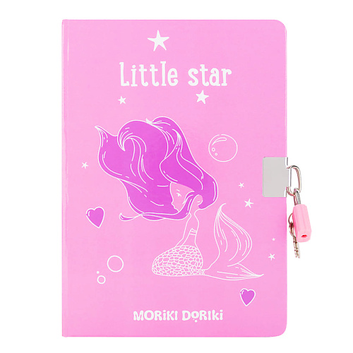 MORIKI DORIKI Блокнот с ключoм Little Star Secret Notebook moriki doriki косметичка fluffy pouch little star