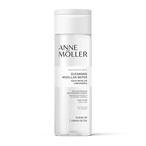 Мицеллярная вода ANNE MOLLER Мицеллярная вода очищающая Clean Up Cleansing Micellar Water очищающая мицеллярная вода icon skin delicate purity micellar water 450 мл