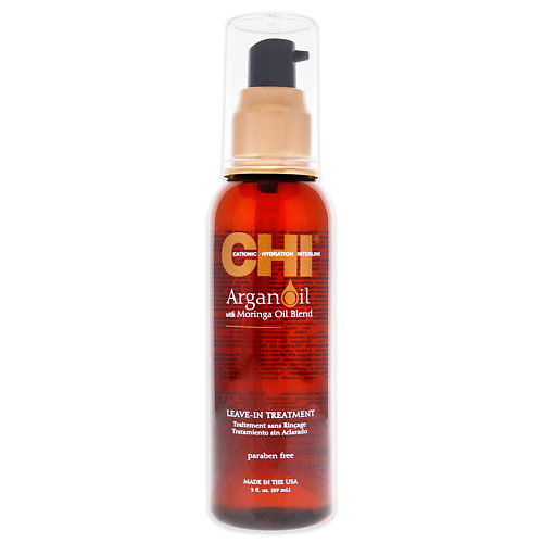 CHI Масло для волос увлажняющее Argan Oil Plus Moringa Oil influence beauty увлажняющее масло для губ ekso natural