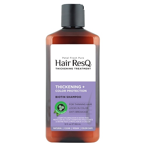 PETAL FRESH Шампунь для тонких и окрашенных волос Hair ResQ petal fresh кондиционер для кожи головы с экстрактом яблочного уксуса hair resq