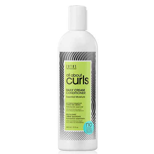 ALL ABOUT CURLS Крем-кондиционер для вьющихся волос Daily Cream Conditioner rowenta автоматический стайлер для волос karl lagerfeld so curls cf371lf0