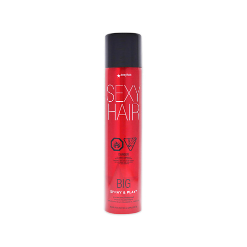 SEXY HAIR Спрей для объема волос Spray and Play uneedme кокосовый скраб для тела sexy naiad 250