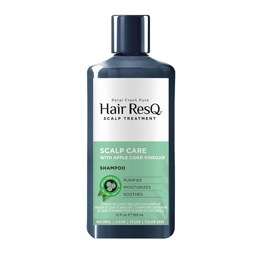 PETAL FRESH Шампунь для кожи головы с экстрактом яблочного уксуса Hair ResQ petal fresh кондиционер легкий и увлажняющий для тонких волос без эффекта утяжеления hair resq