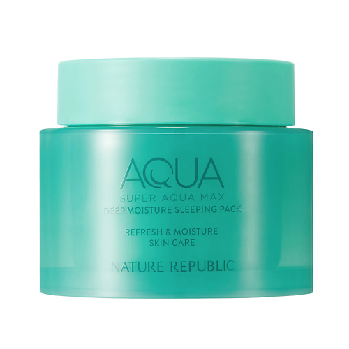 NATURE REPUBLIC Ночная кремовая маска для лица Super Aqua Max missha маска кремовая ночная missha pure source с экстрактом зеленого чая