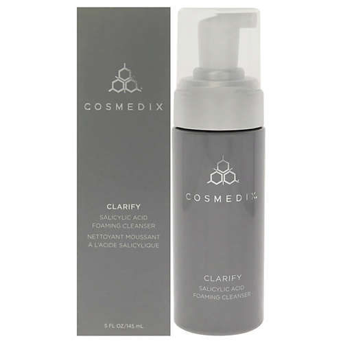 COSMEDIX Средство для лица очищающие с салициловой кислотой Clarify Salicylic Acid Foaming Cleanser пенка для ежедневного очищения кожи daily foaming cleanser
