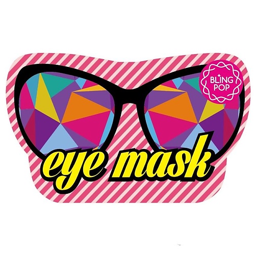 BLING POP Маска для глаз тканевая с коллагеном маска для области вокруг глаз