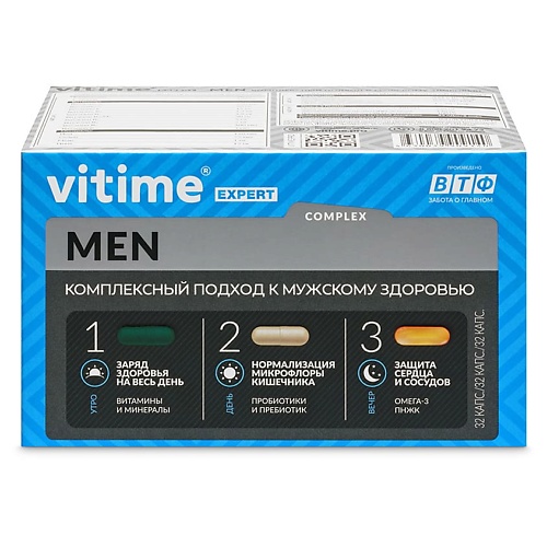VITIME Expert Men Эксперт для мужчин elemax бад к пище цинк соло таблетки массой 500 мг 60 таблеток