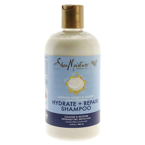 SHEA MOISTURE Шампунь для волос восстанавливающий с медом Manuka Honey and Yogurt Hydrate Plus Repair Shampoo шампунь moroccanoil shampoo moisture repair 1 л