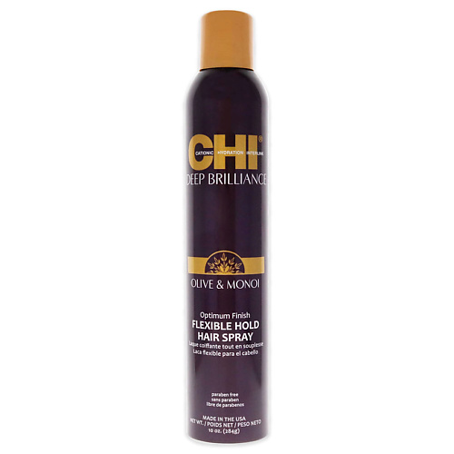 CHI Лак для волос подвижной фиксации Deep Brilliance Optimum Flexible Hold Hair Spray alfaparf milano flexible mousse мусс для волос средней фиксации 250 мл