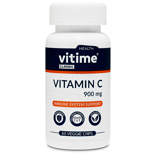 VITIME Classic Vitamin C Классик Витамин С 900 gls pharmaceuticals бад к пище витамин в5