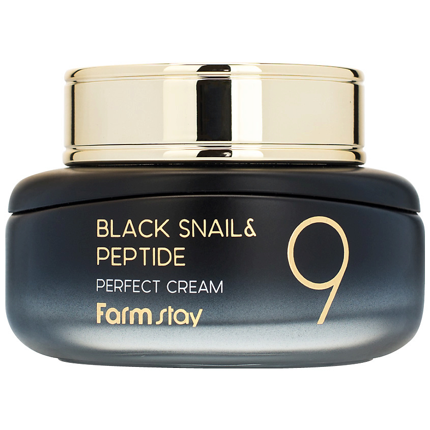 FARMSTAY Крем для лица омолаживающий с комплексом из 9 пептидов Black Snail & Peptide Perfect Cream, фото 2