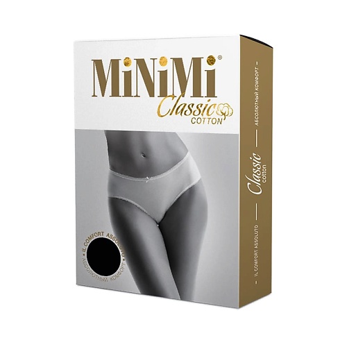 MINIMI BO222 Трусы женские Slip Midi Nero 0 minimi trend 4203 носки женские в горошек nero 0