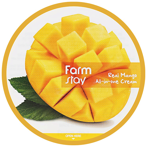 цена Крем для тела FARMSTAY Крем для лица и тела с экстрактом манго многофункциональный Real Mango All-In-One Cream