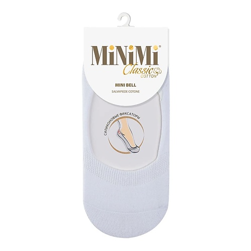 MINIMI Bell Подследники женские Bianco 0 minimi cotone 1201 носки женские однотонные укороченные nero 0