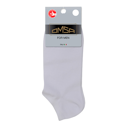 Носки OMSA Eco 404 Носки мужские супер-укороченные Bianco носки omsa укороченные bianco белые 42 44 размер