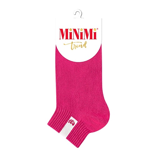MINIMI Trend 4211 Носки женские с эмблемой Fuxia 0 minimi fresh 4101 носки женские двойная резинка turchese 0