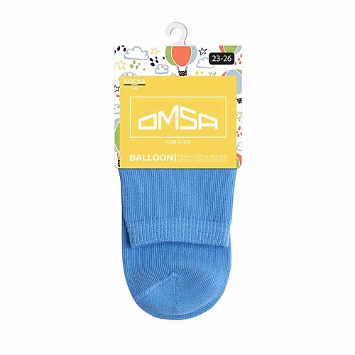 OMSA Kids 21С02 Носки детские гладь укороченные Blu Сhiaro 0 minimi носки укороченные bianco 39 41 mini sport chic 4302