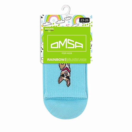 OMSA Kids 21P73 Носки детские Корги Blu Сhiaro 0 блокнот контэнт корги 130x130 мм в ассортименте