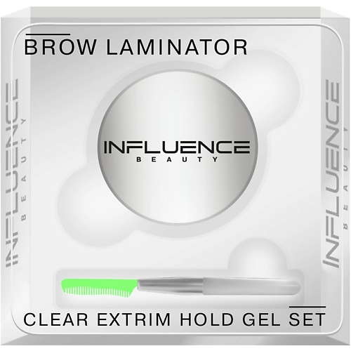 INFLUENCE BEAUTY Гель для бровей Brow Laminator influence beauty средство для фиксации бровей brow robot с силиконовой щеточкой