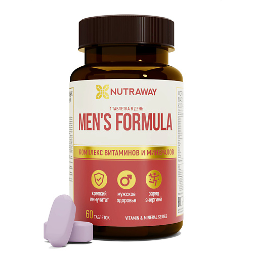 NUTRAWAY Витаминно-Минеральный Комплекс Мужские nutraway витаминно минеральный комплекс мужские