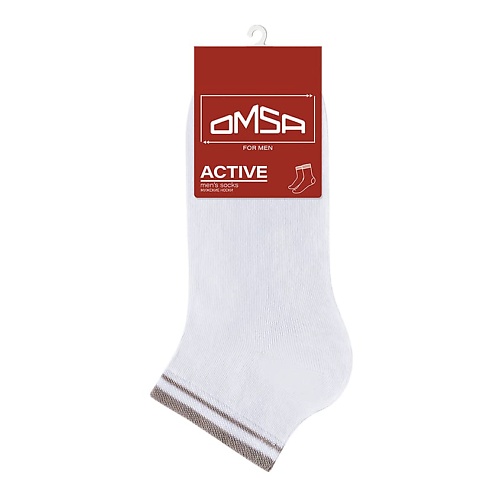 OMSA Active 105 Носки мужские укороченные Bianco 0 omsa active 101 подследники мужские bianco 0