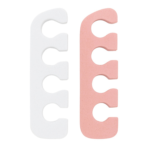 ЛЭТУАЛЬ Разделители для педикюра WHITE AND PINK Sophisticated kisa stickers пленки для педикюра pink gradient
