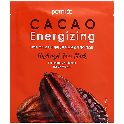 PETITFEE Маска для лица разглаживающая гидрогелевая с экстрактом какао paul rivera разглаживающая маска 300