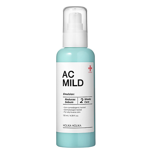 HOLIKA HOLIKA Крем-эмульсия для лица Ac Mild round lab cолнцезащитный крем birch juice moisturizing mild up sunscreen 50 0