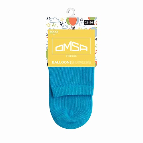 OMSA Kids 21С02 Носки детские гладь укороченные Blu 0 omsa носки 40 ден calzino easy day caramello