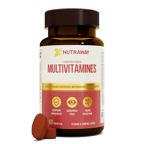 NUTRAWAY Витаминно-Минеральный Комплекс Мультивитамины solgar витаминно минеральный комплекс для женщин 2 2 г